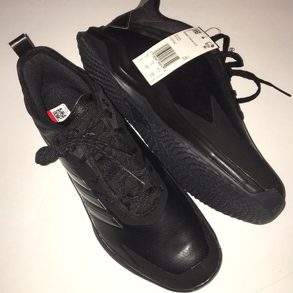 NWT Adidas Men’s Baseball Black Speed Trainer 4 SL - Picture 2 of 7